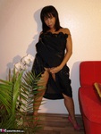 Asian Deepthroat. Melissa in a cocktail dress Free Pic 5