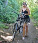 Nude Chrissy. Naked Bicycle Trip Free Pic 1