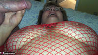Busty Bliss. Red Fishnet In The Shower - By Request Pt2 Free Pic 10