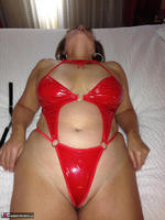 Busty Bliss. Hotel Fun - Red PVC & Bellboy Cock Pt1 Free Pic 6