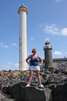 Curvy Claire. Lighthouse Exhibitionist Pt1 Free Pic 1