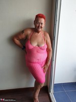 ValGasmic Exposed. Pink Dress Free Pic 5