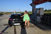 Nude Chrissy. Petrol Station Free Pic 1