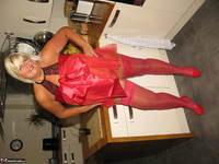 Chrissy UK. Lady In Red Free Pic 1