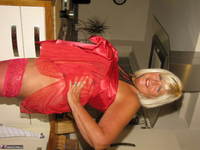 Chrissy UK. Lady In Red Free Pic 3