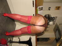 Chrissy UK. Lady In Red Free Pic 12