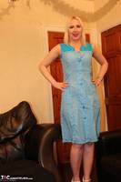 Tracey Lain. Blue Workdress Anal Free Pic 1