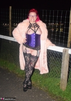 Mollie Foxxx. Pink Fur Coat Pt3 Free Pic 1