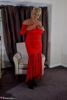 Dimonty. Posh Red Dress Free Pic 12