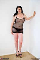 Luscious Models. Mona Summers Short Fishnet Dress Pt1 Free Pic 1