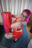 Mollie Foxxx. Red Rubber Dress Pt2 Free Pic 6