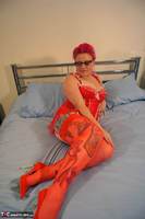Mollie Foxxx. High Heeled Red Shoes Free Pic 2