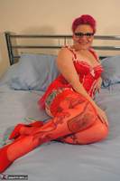 Mollie Foxxx. High Heeled Red Shoes Free Pic 19