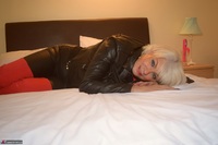 Dimonty. Black Leather Jacket & Trousers Free Pic 18