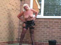 The boss putting me to work again cleaning the windows wearing my latest PVC set. What do you think Let me know any requ