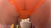 Toilet slave come drink up my pee Pee in my panties in the bathroom over the toilet. Watch the stream of hot piss, open 
