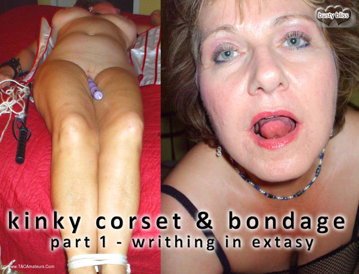 BustyBliss - Kinky Corset & Bondage Pt1 - Writhing In Extasy scene 0